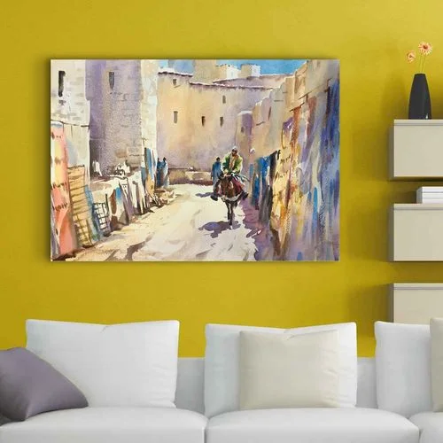 لوحة فنية حائطية مغربية