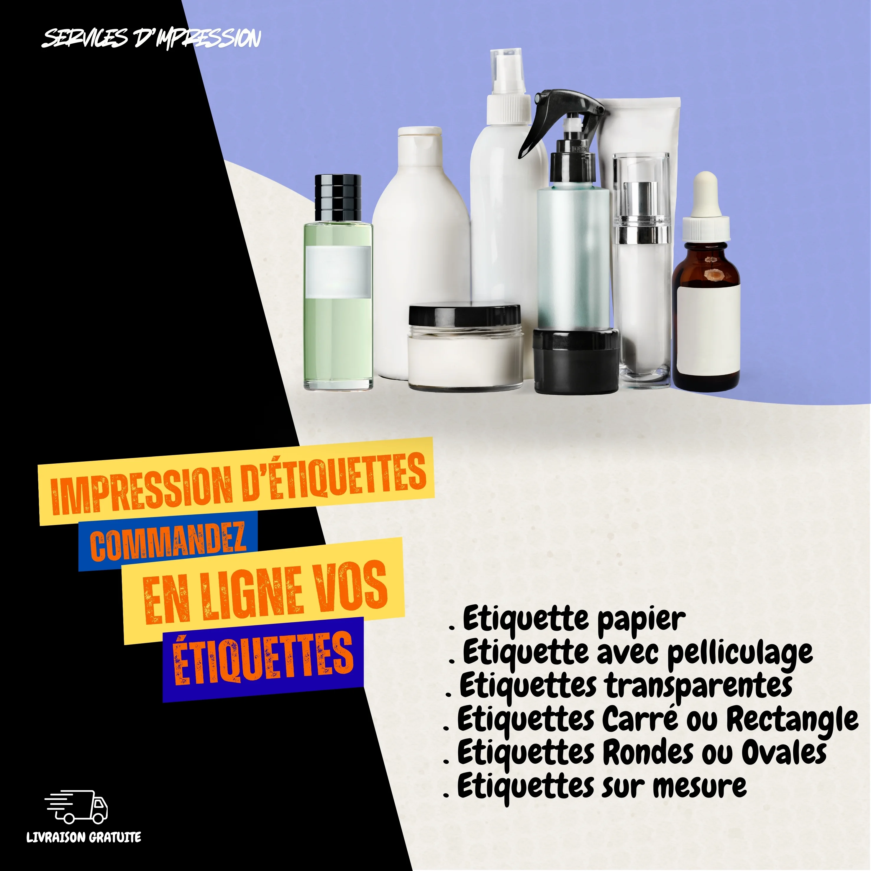 IMPRESSION D’ÉTIQUETTES