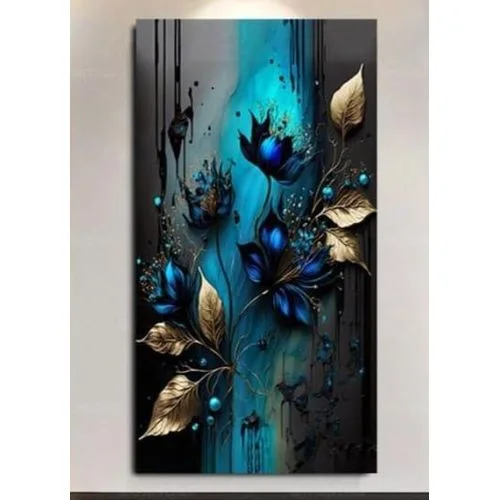 Tableau mural abstrait en fleurs peintures imprimer pour affiches de salon, décoration de la maison moderne