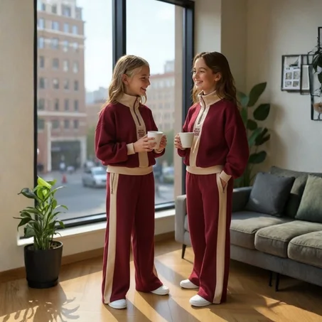 survêtement élégant pour petites filles