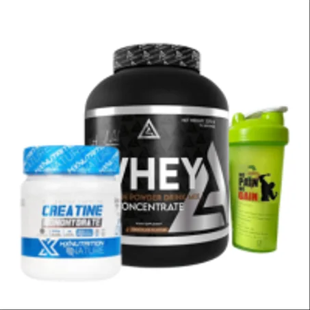 whey + creatine + bouteille