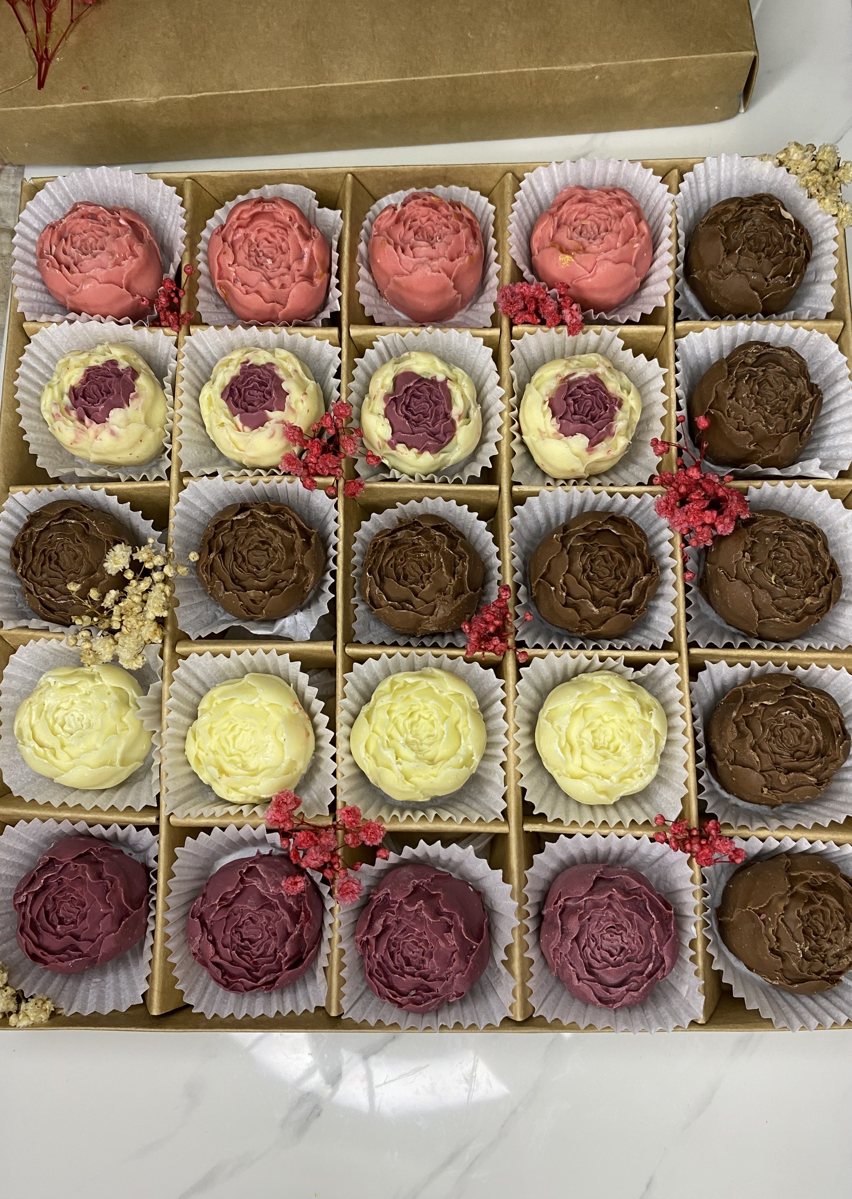 Box chocolat Artisan chocolatier 25PCS