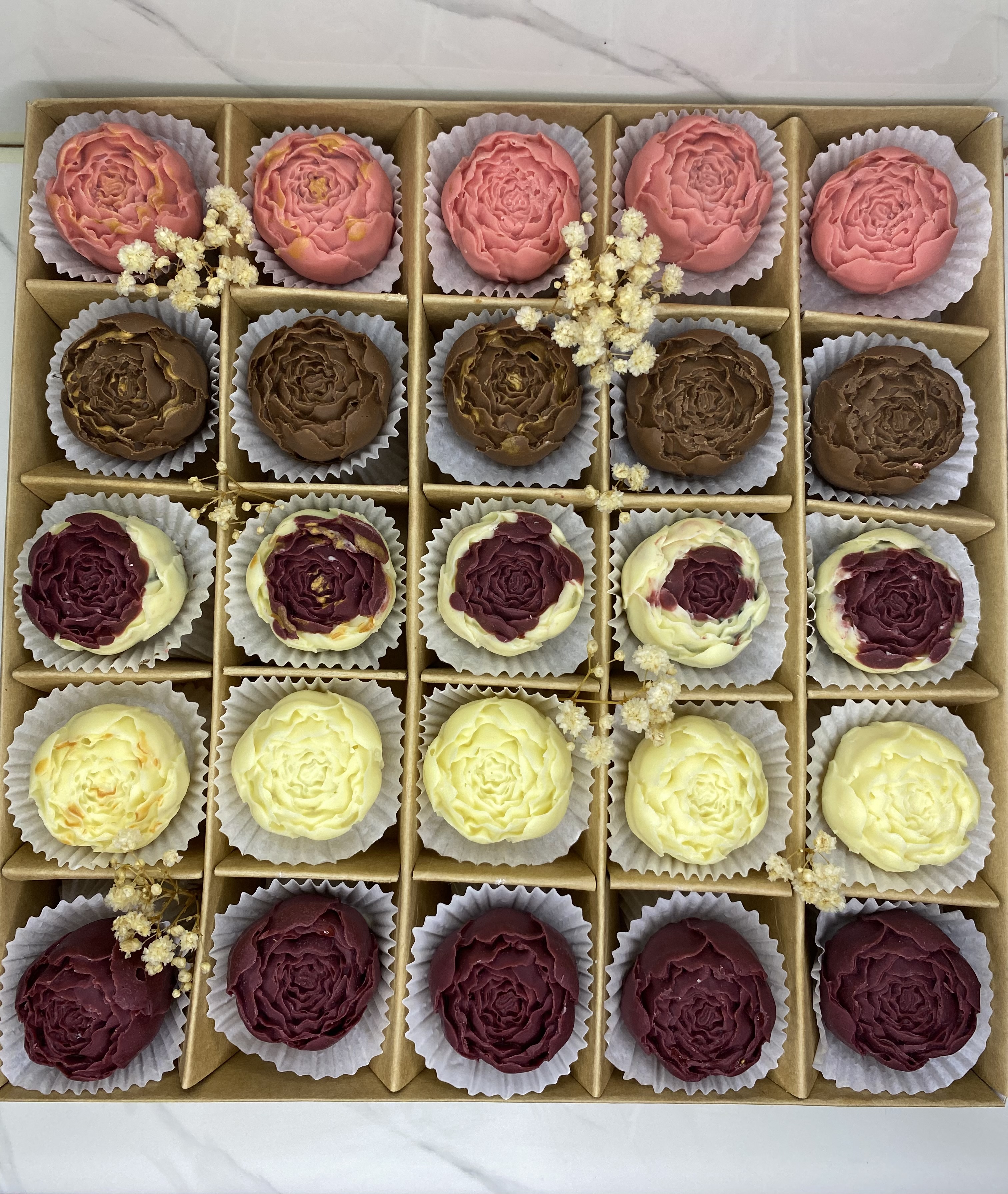 Box chocolat Artisan chocolatier 25PCS