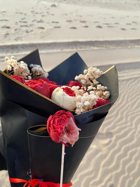 Bouquet  Chocolat Fleurs Artisan Chocolatier 16PCS