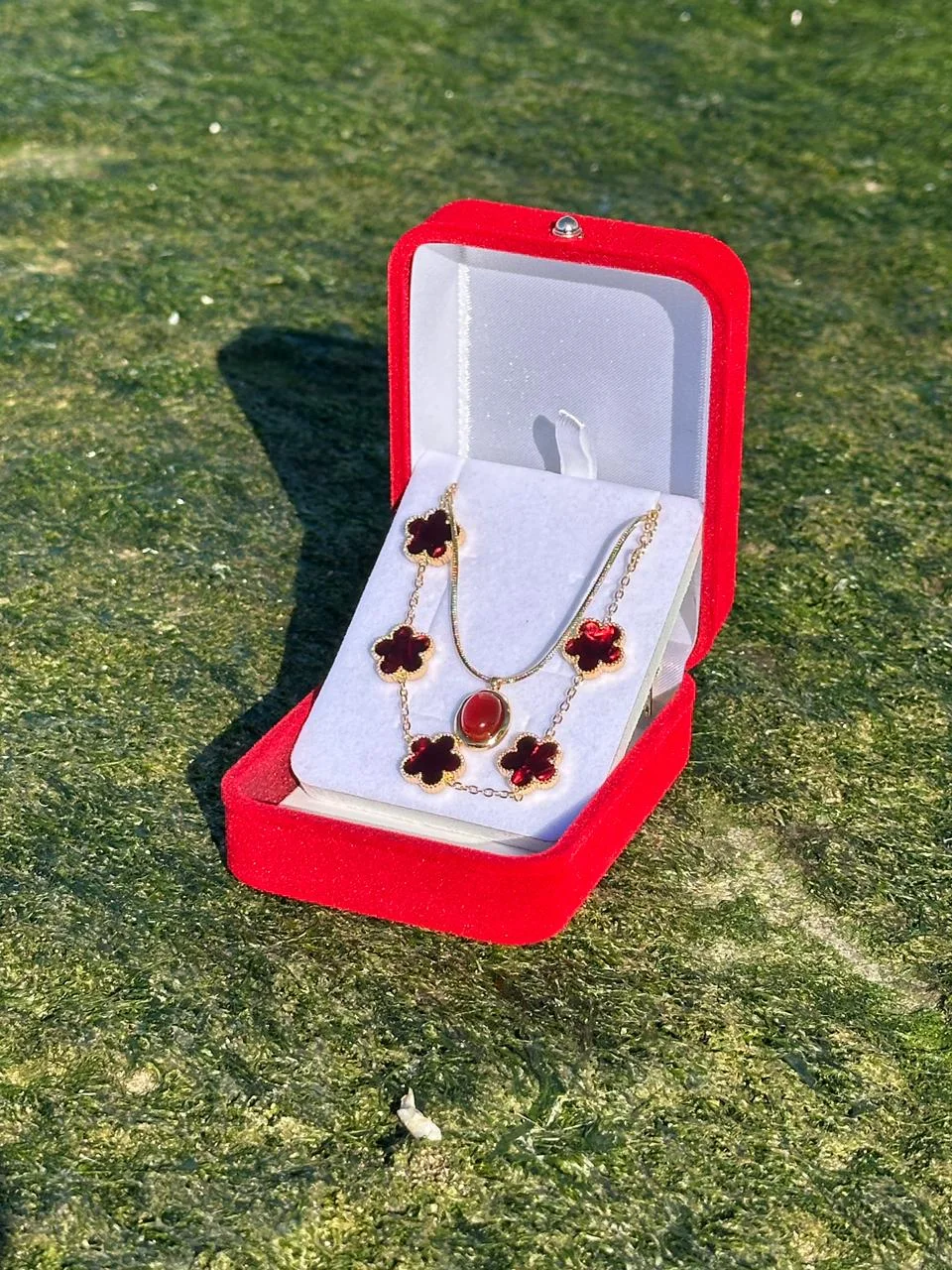 ✨ Pack de bijoux élégant Rouge & Bordeaux ✨
