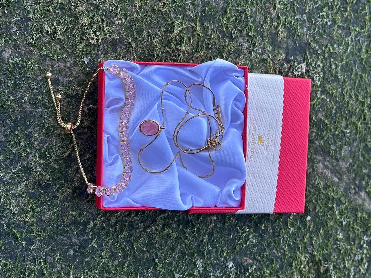 ✨ Pack de bijoux élégant couleur rose saumon ✨