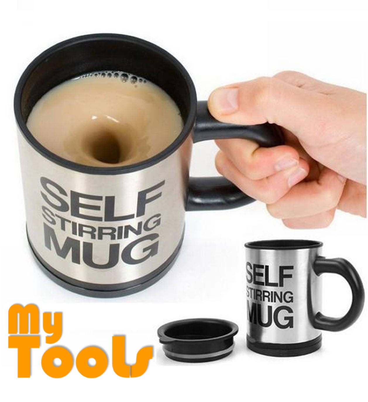 Mug Magique self stirring mug tas coffe