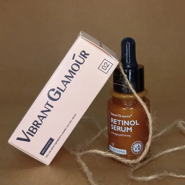 Coffret Duo Sérum Rétinol + Crème Rétinol Vibrant Glamour (30 g + 30 ml)