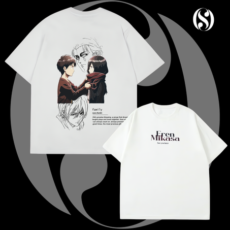 AOT White oversized t-shirt