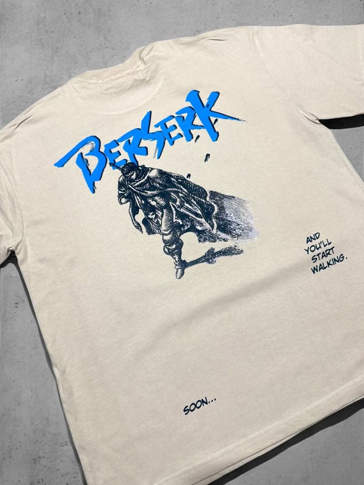 Berserk Beige oversized t-shirt