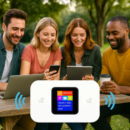 Pocket WiFi 4G Portable – إنترنت سريع في أي مكان بدون خط ثابت