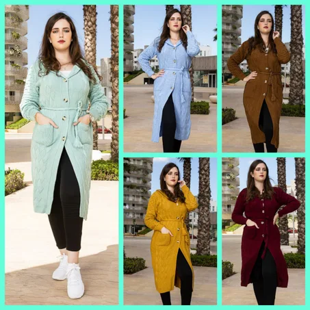 تريكو طويل بالقب و الحزام