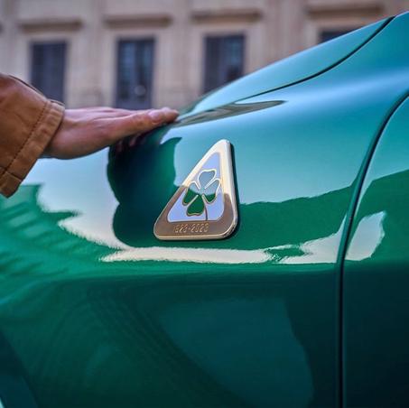 2x Alfa Romeo 3D Autocollant Quadrifoglio