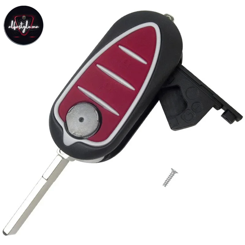 Porte-clés Voiture Alfa Romeo - Logo Métal Et Cuir, Pour Mito, Giulietta, Giulia, Stelvio, 4C, Etc. | Accessoire Intérieur Cadeau Homme/femme