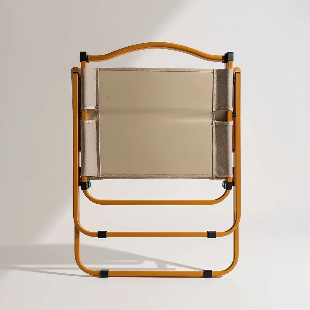 Chaise Pliante et Portable Grand Format au Style Royal avec Accoudoirs pour Camping et Voyage