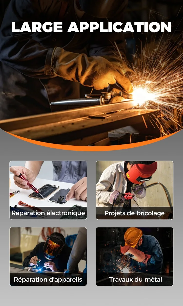 Pistolet à souder automatique – soudures rapides et propres