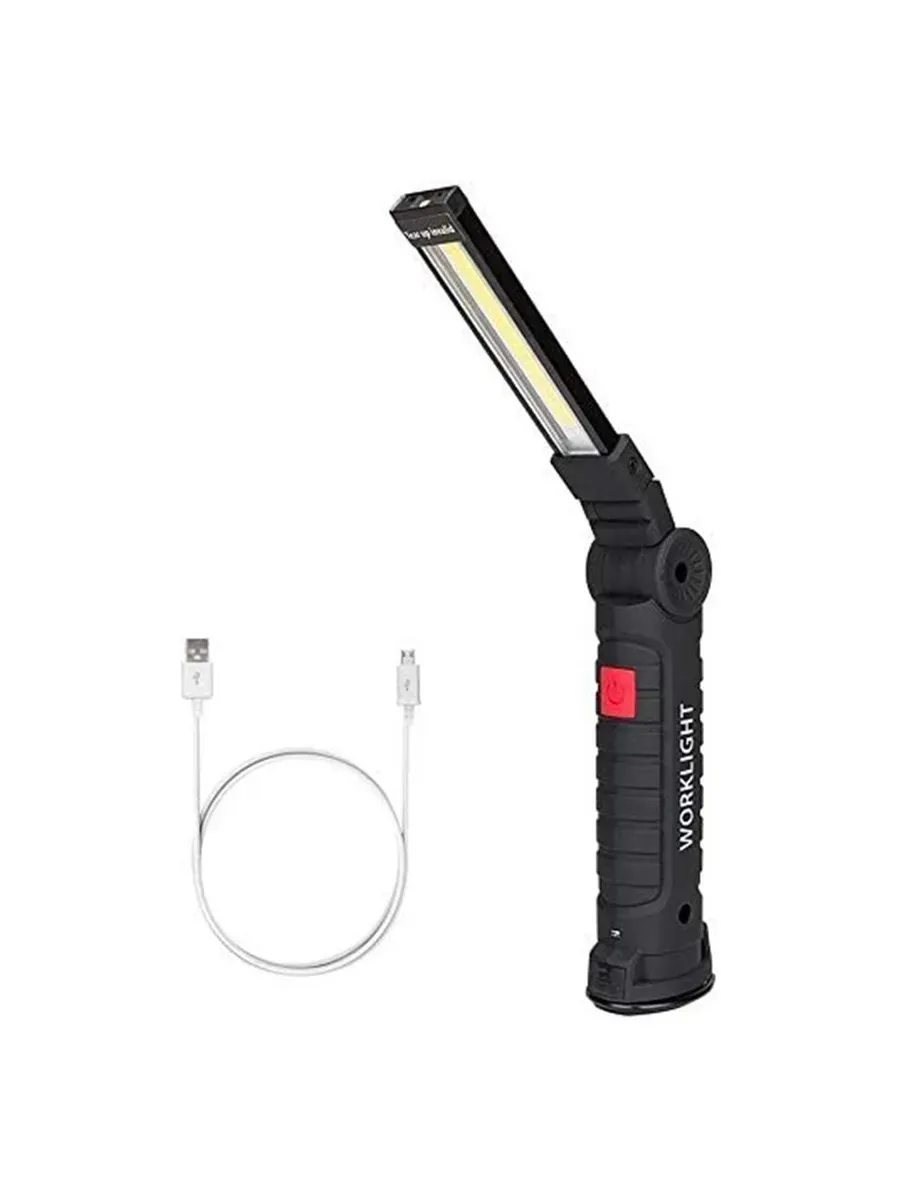 Lampe de Travail LED Pro 360° : Rechargeable & Magnétique