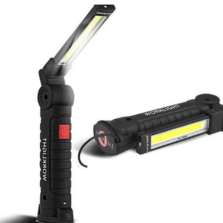 Lampe de Travail LED Pro 360° : Rechargeable & Magnétique