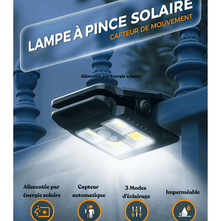 Projecteur solaire intelligent avec détecteur de mouvement (CI)