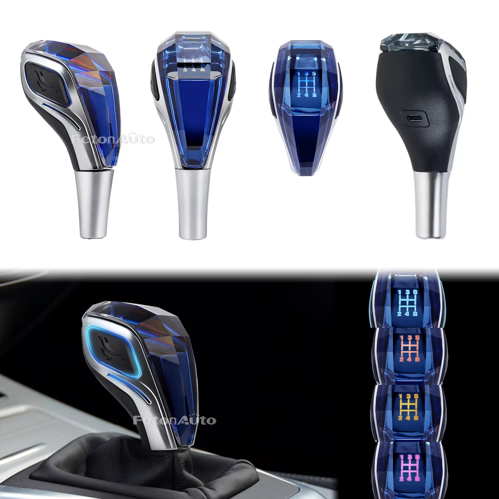 ⚡ Levier de vitesses LED – Transformez l’intérieur de votre voiture(CI)