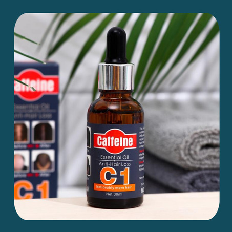 زيت الكافيين العطري لمكافحة تساقط الشعر