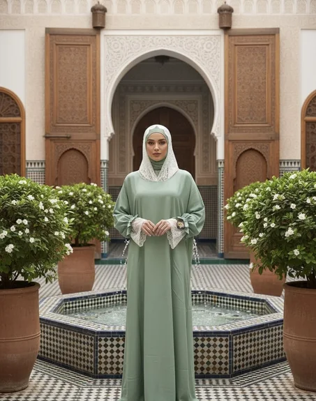 عباية بكابيشو و الدونتيل – كريب روزا