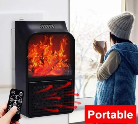 المدفأة الكهربائية المحمولة Flame Heater