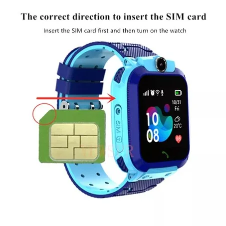 GPS ساعة الأطفال الذكية بخاصية