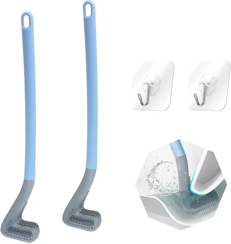 فرشة مرحاض سيليكون معالجة طويلة