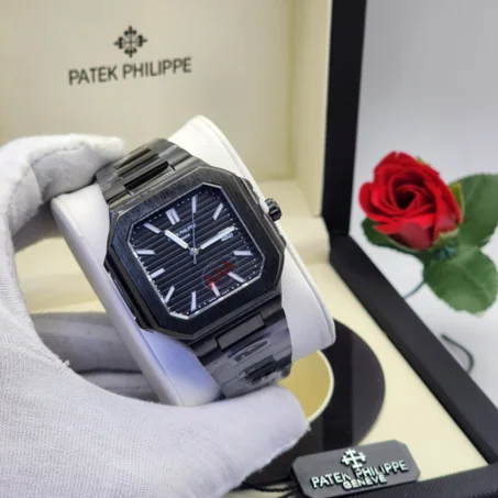 Patek Philippe Classic - Design Géométrique Luxueux  Noir