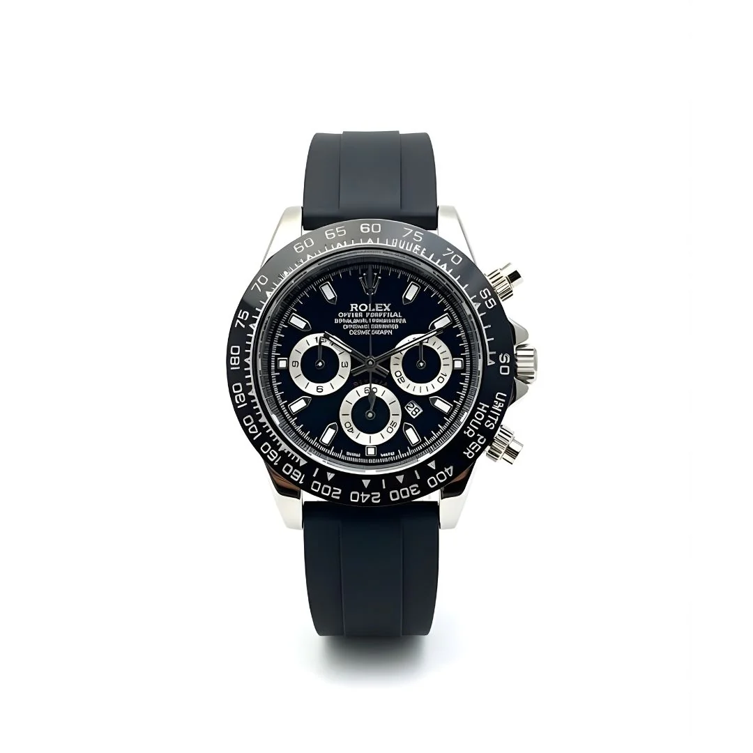 Rolex Daytona (Silver & Black)