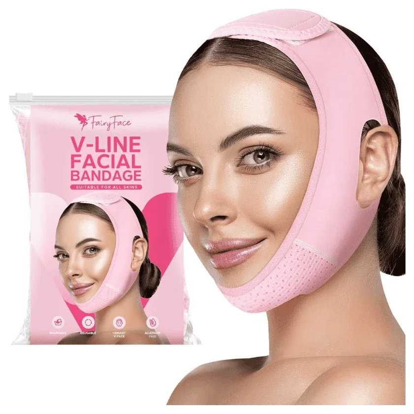 V-Line Mask : الحزام السحري لشدّ الوجه والذقن بطريقة آمنة