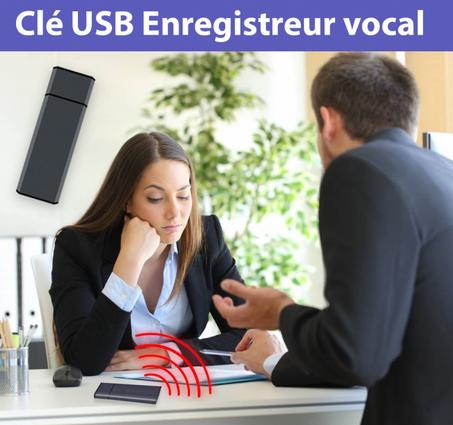 Clé USB enregistreur vocal avec détection de voix 🎙️