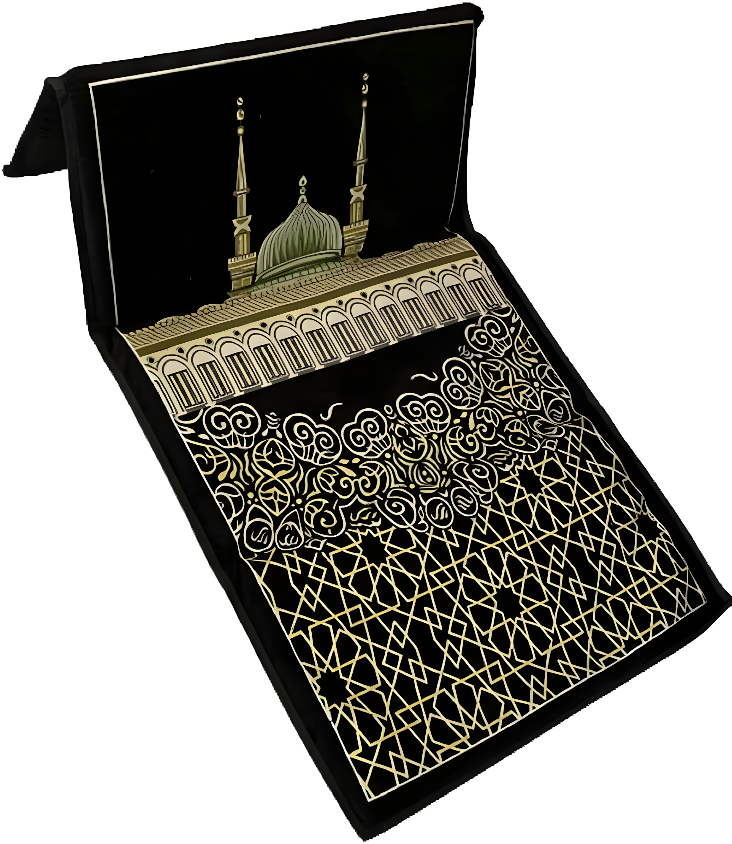 سجادة صلاة بمسند للظهر
