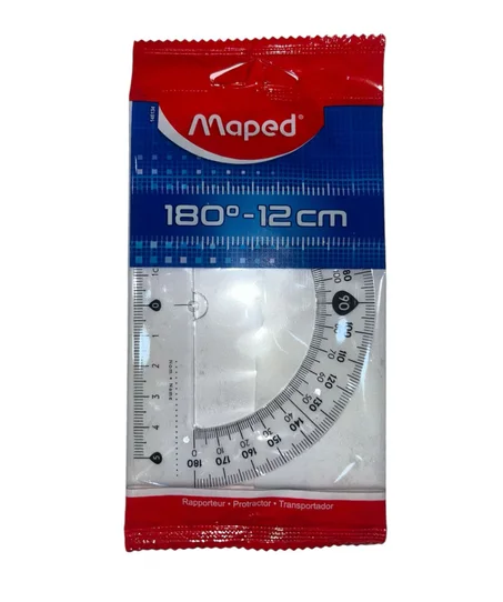Rapporteur Maped 180° 12 cm