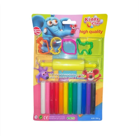 Pata a Modeler 12 Couleur Kiddy Clay