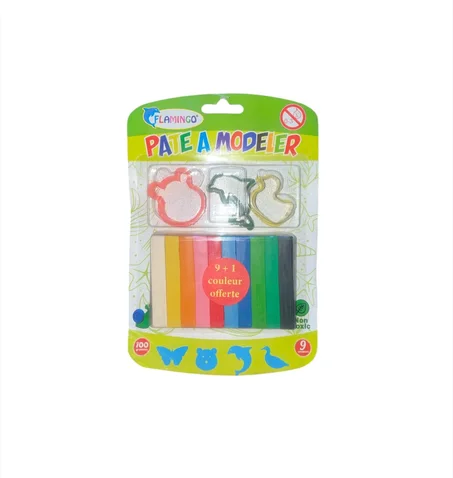 Pata a Modeler 10 Couleurs Flamingo  avec 3 Moul