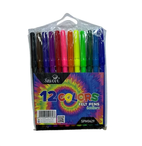 Feutres Coloriage 12 Couleurs SAVOIR