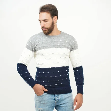 Pull Homme petit point ME99