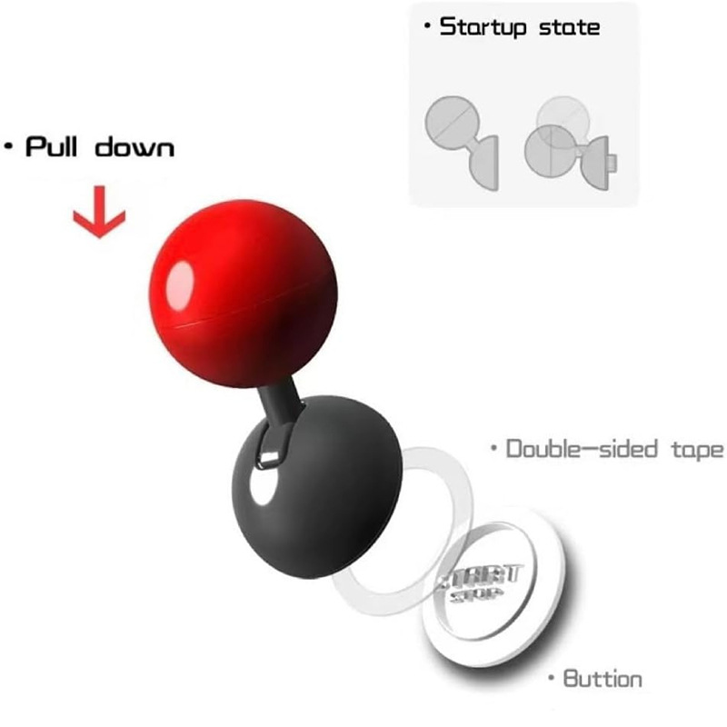 Spot car one-button start rocker ball switch device start button protective cover universal starter control