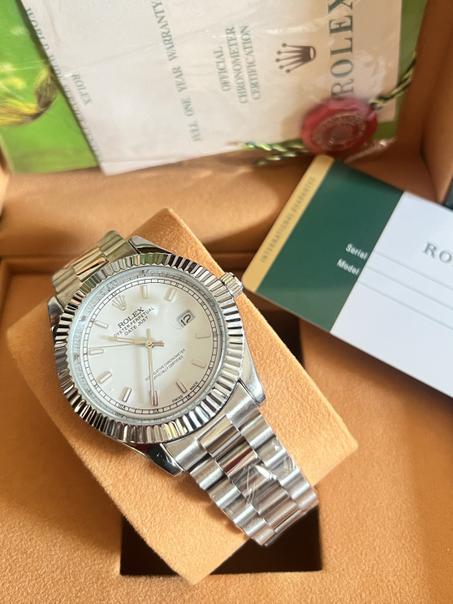 Rolex Dayjust Blanche