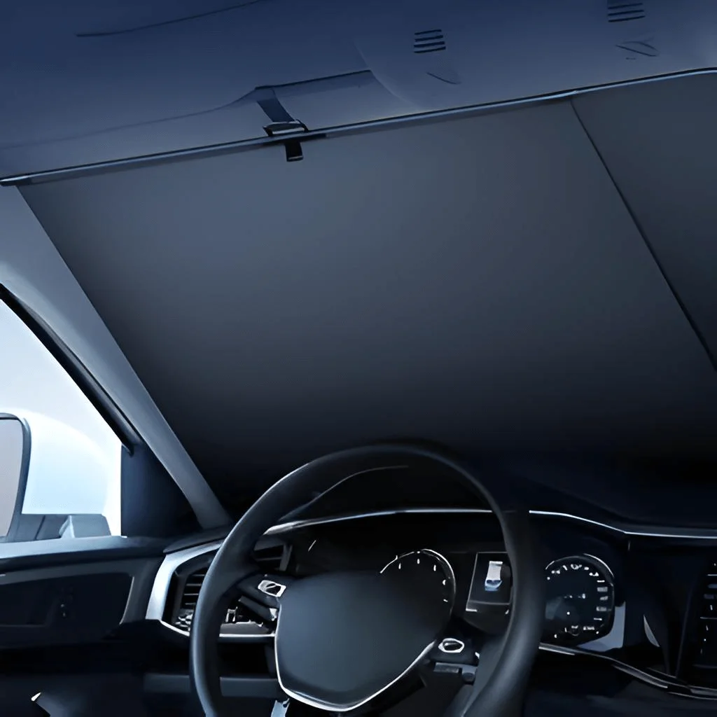 مظلة شمسية قابلة للسحب للزجاج الأمامي