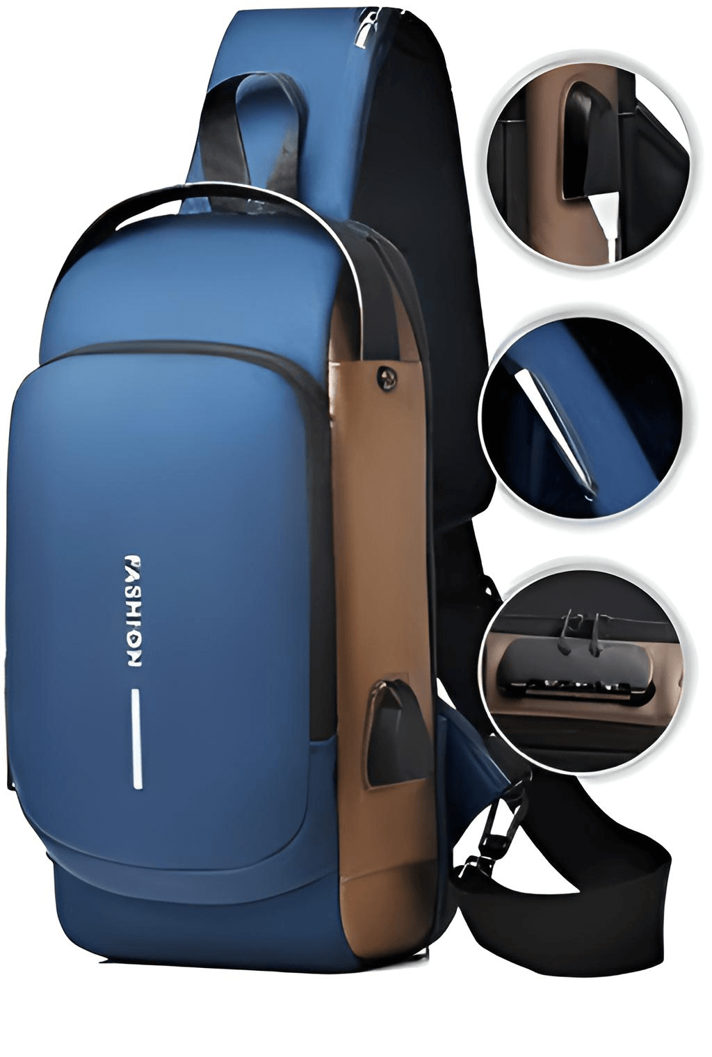 حقيبة الكتف الذكية المضادة للسرقة