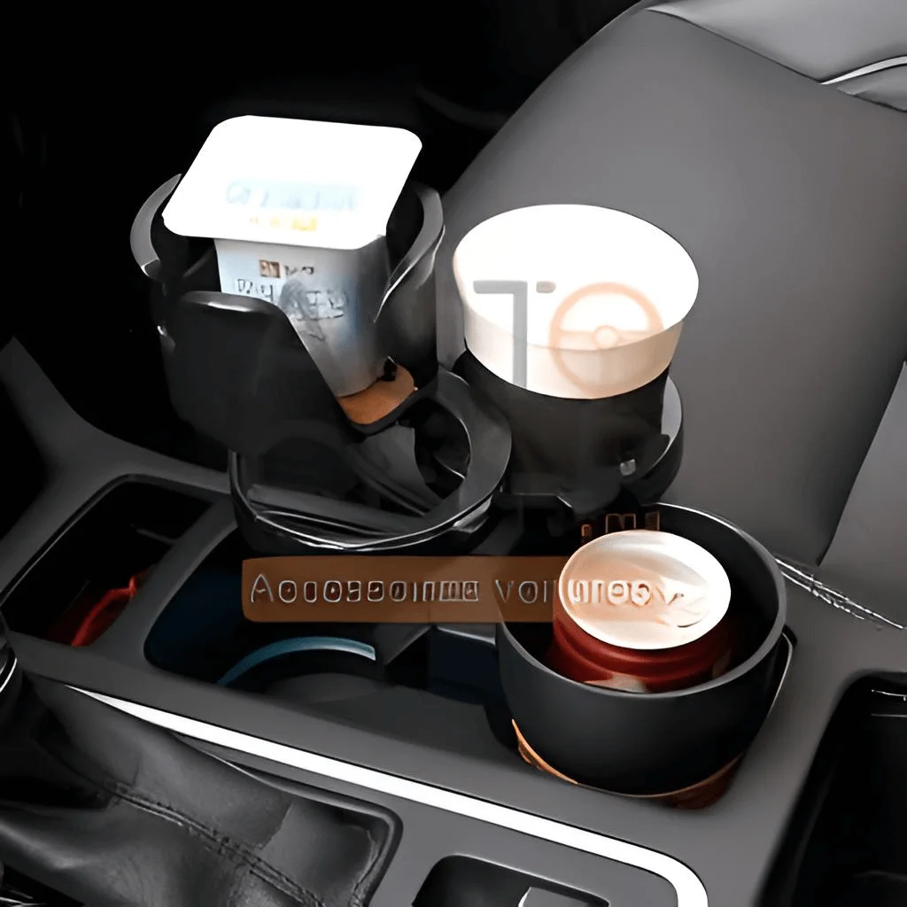 حامل أكواب السيارة متعدد الوظائف