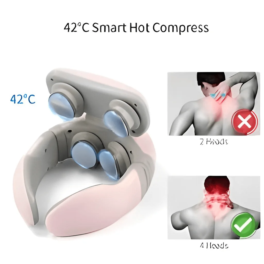 جهاز تدليك الرقبة الكهربائي الاهتزازي