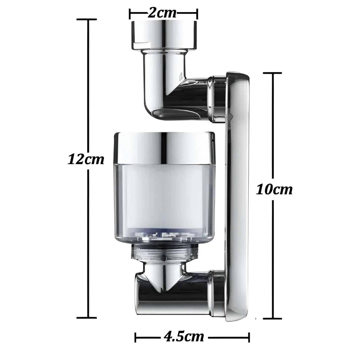 فوهة دوارة مع فلتر للصنبور المنزلي