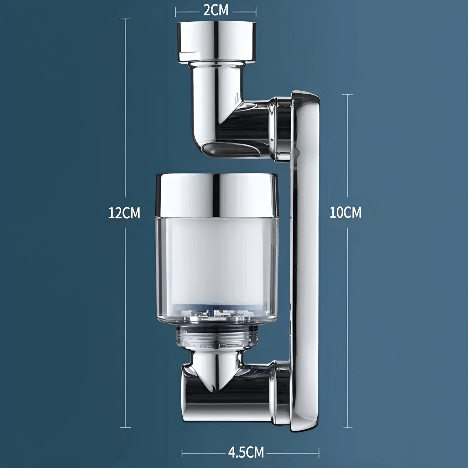 فوهة دوارة مع فلتر للصنبور المنزلي