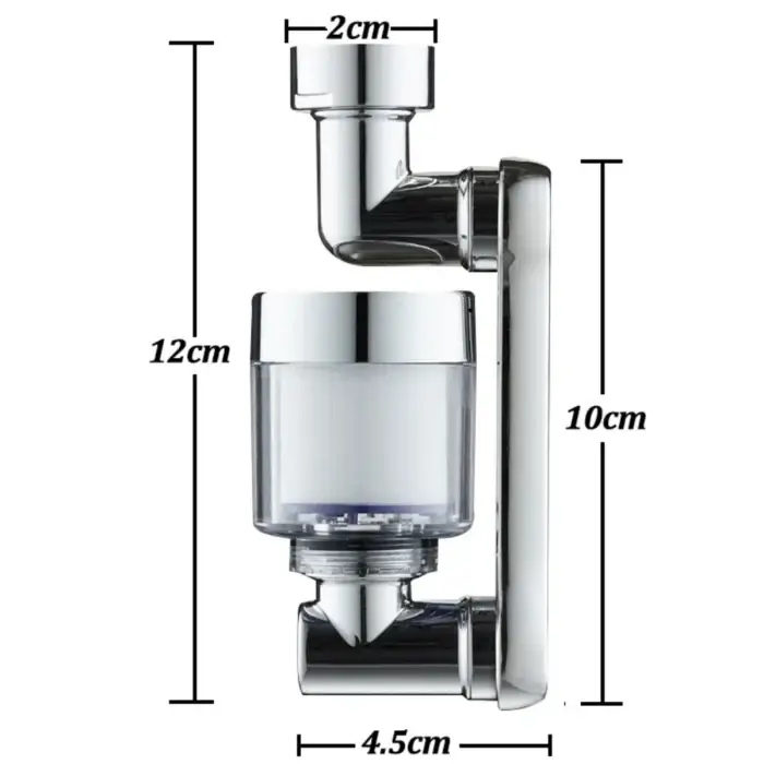 فوهة دوارة مع فلتر للصنبور المنزلي