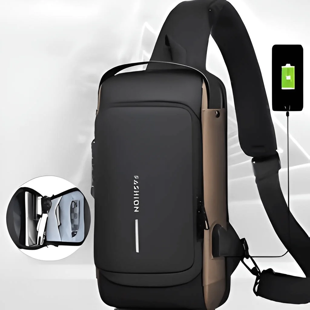 حقيبة الكتف الذكية المضادة للسرقة