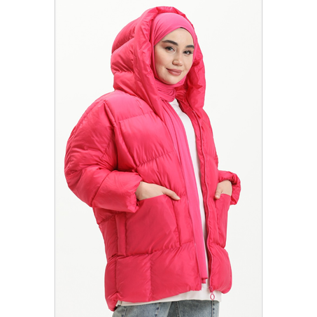 معطف شتوي لون فوشي 9009-08